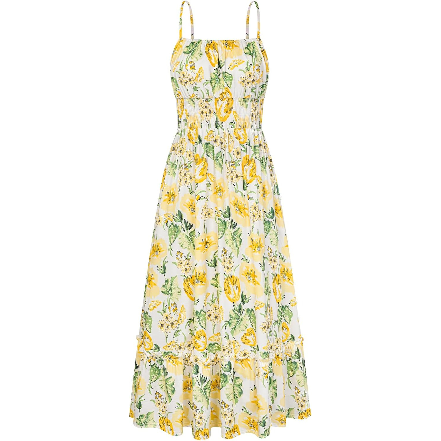 Casual Summer Vacation Maxi Dress With Pockets