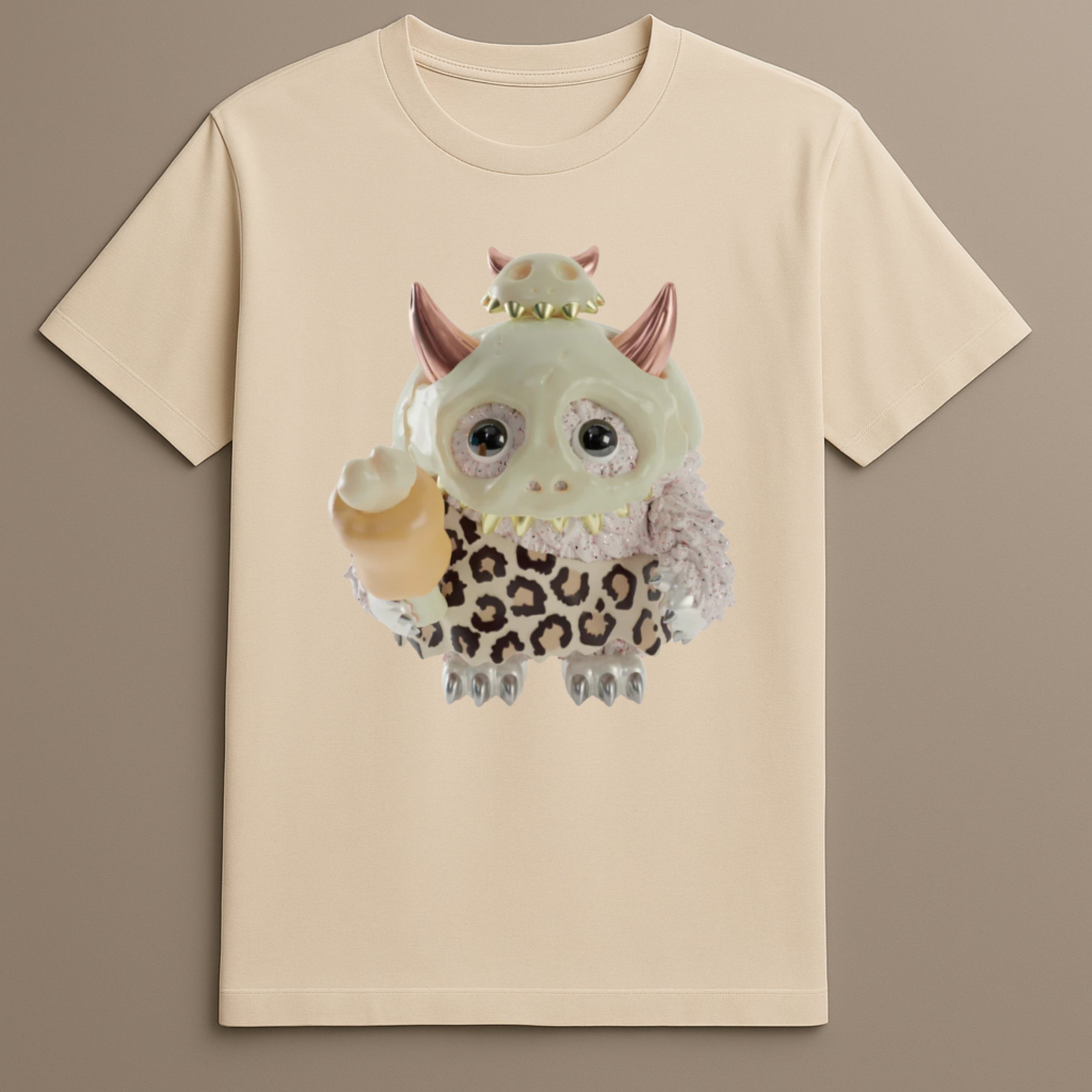 Monster holding ice cream