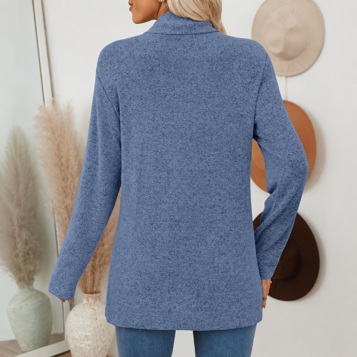 Casual Long Cardigan Lightweight Sweater For Women
