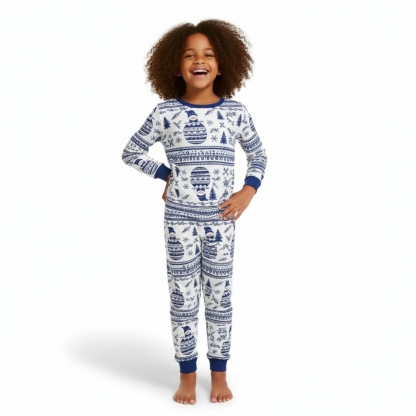 Cozy Family Matching Christmas Pajama Set For Holidays