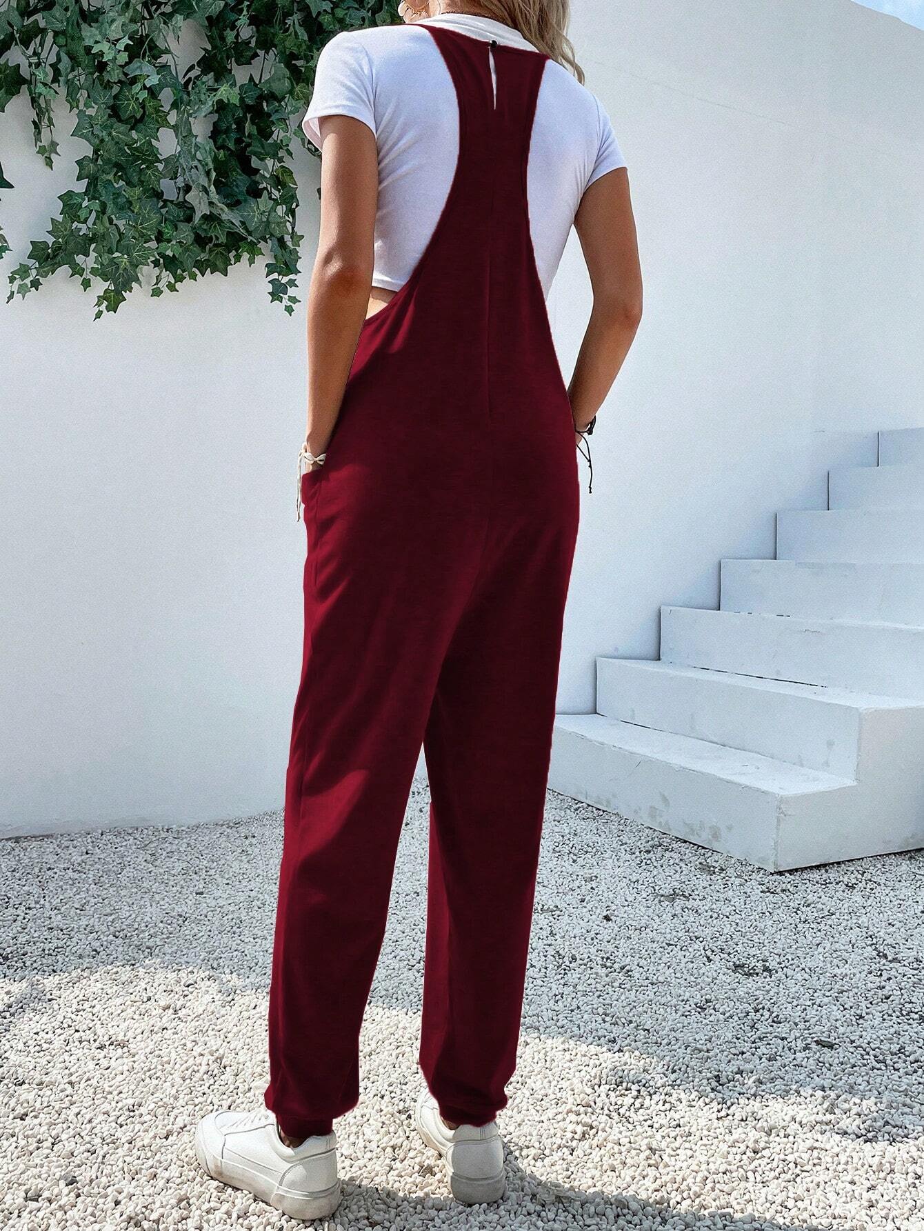 Dual Pocket Cami Jumpsuits