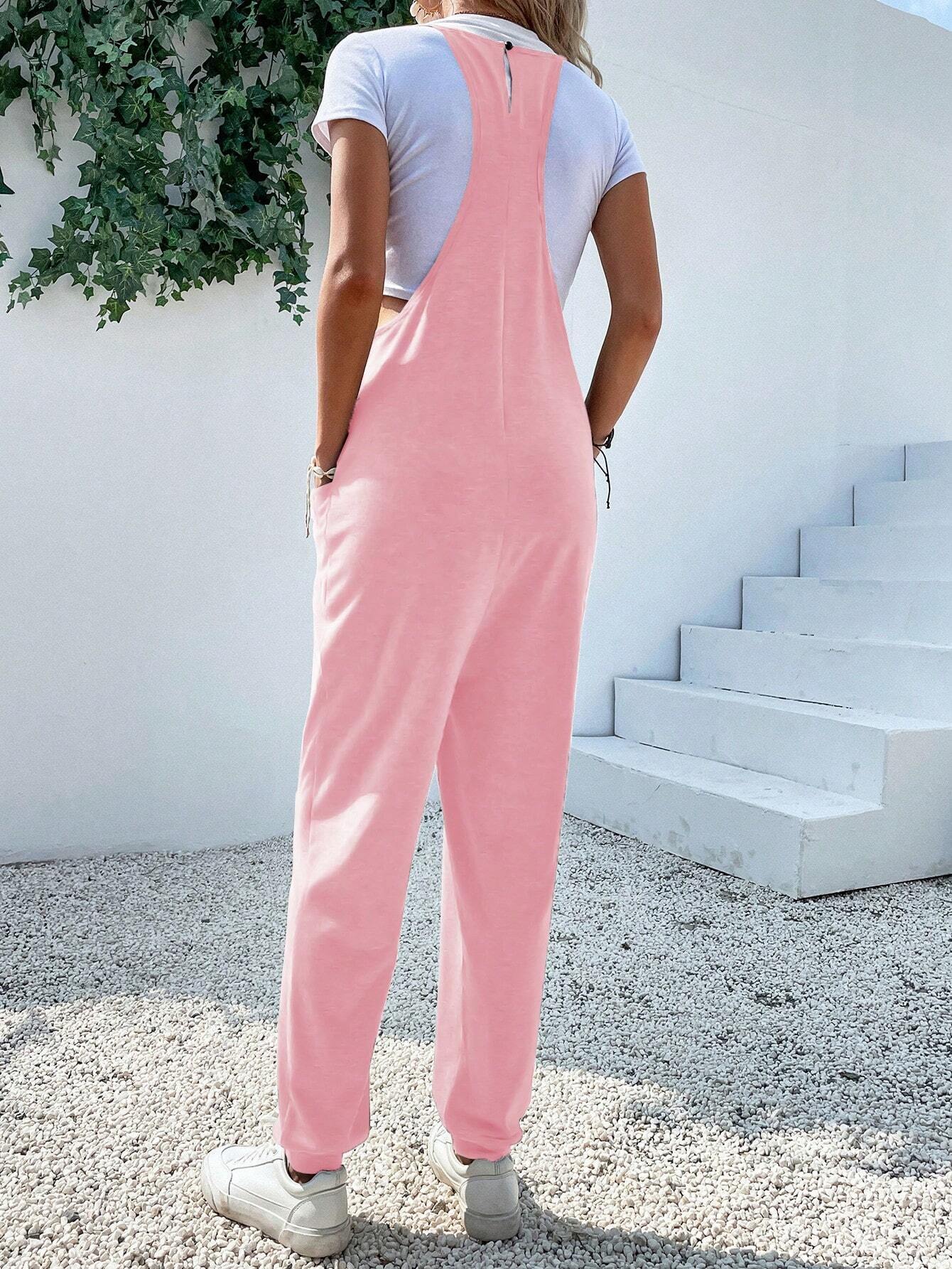 Dual Pocket Cami Jumpsuits