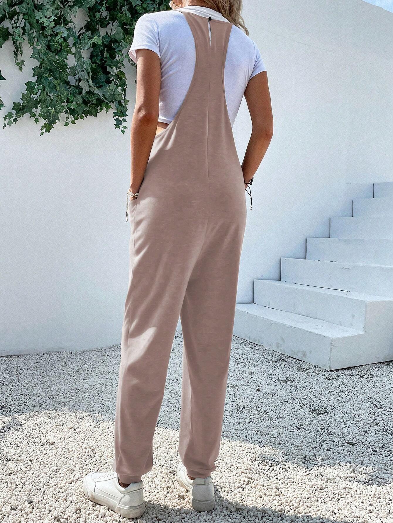 Dual Pocket Cami Jumpsuits