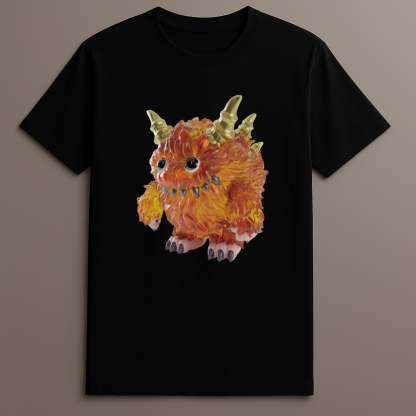 Orange horned beast