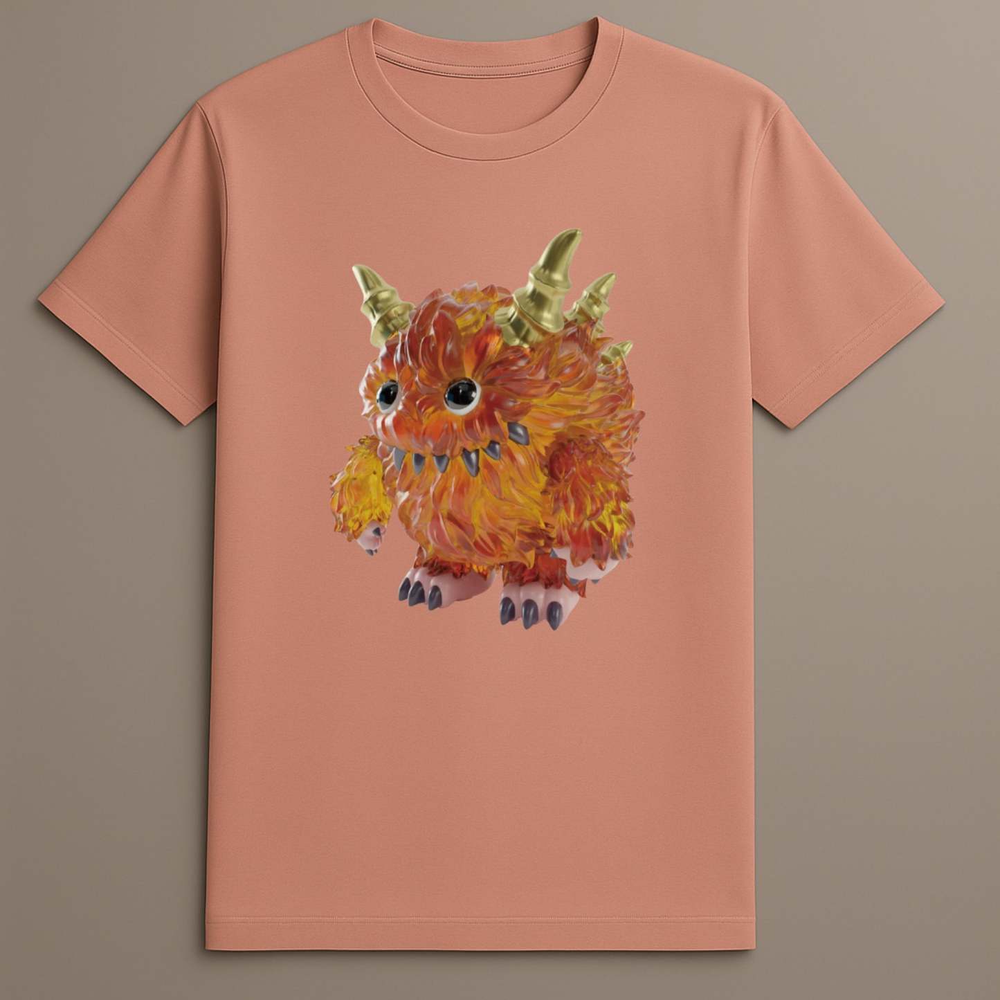 Flame-colored monster