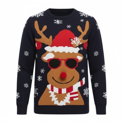 Funny Reindeer Christmas Sweater