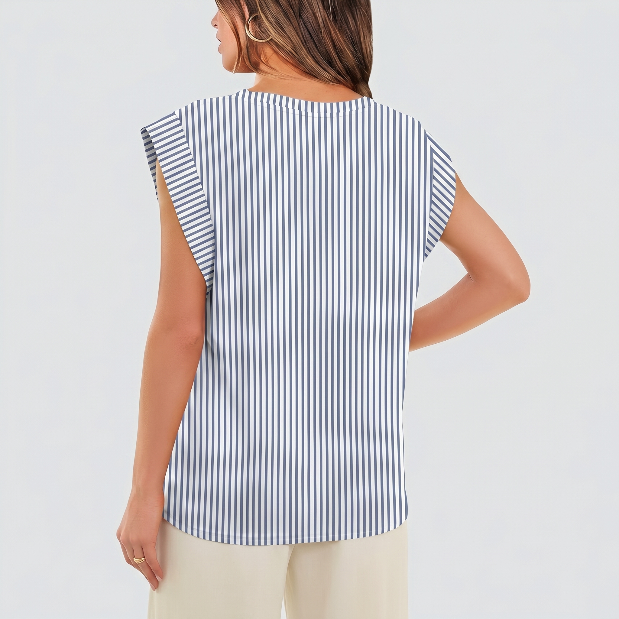Basic Cap Sleeve Tops For Summer