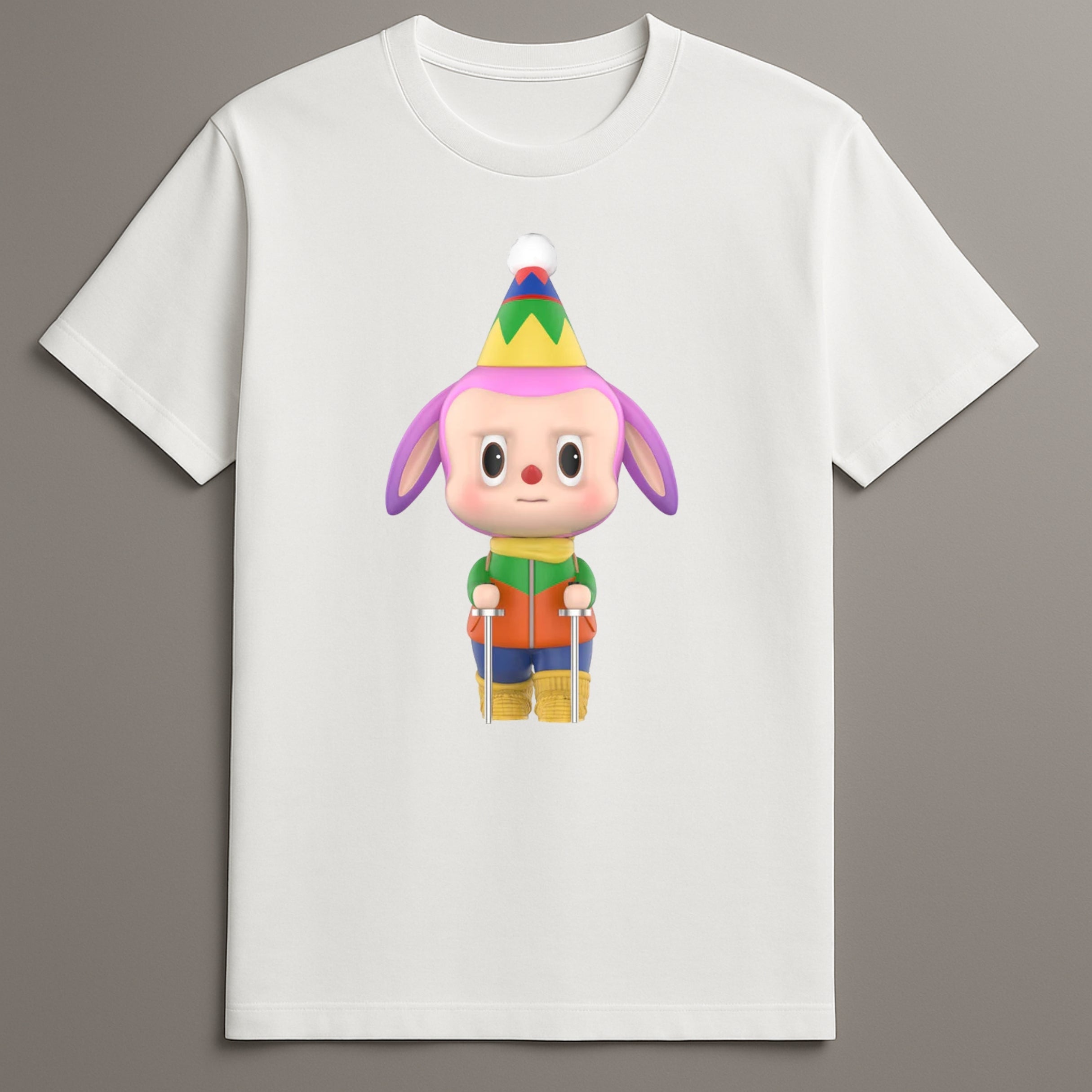 Labubu elvish creature graphic tee