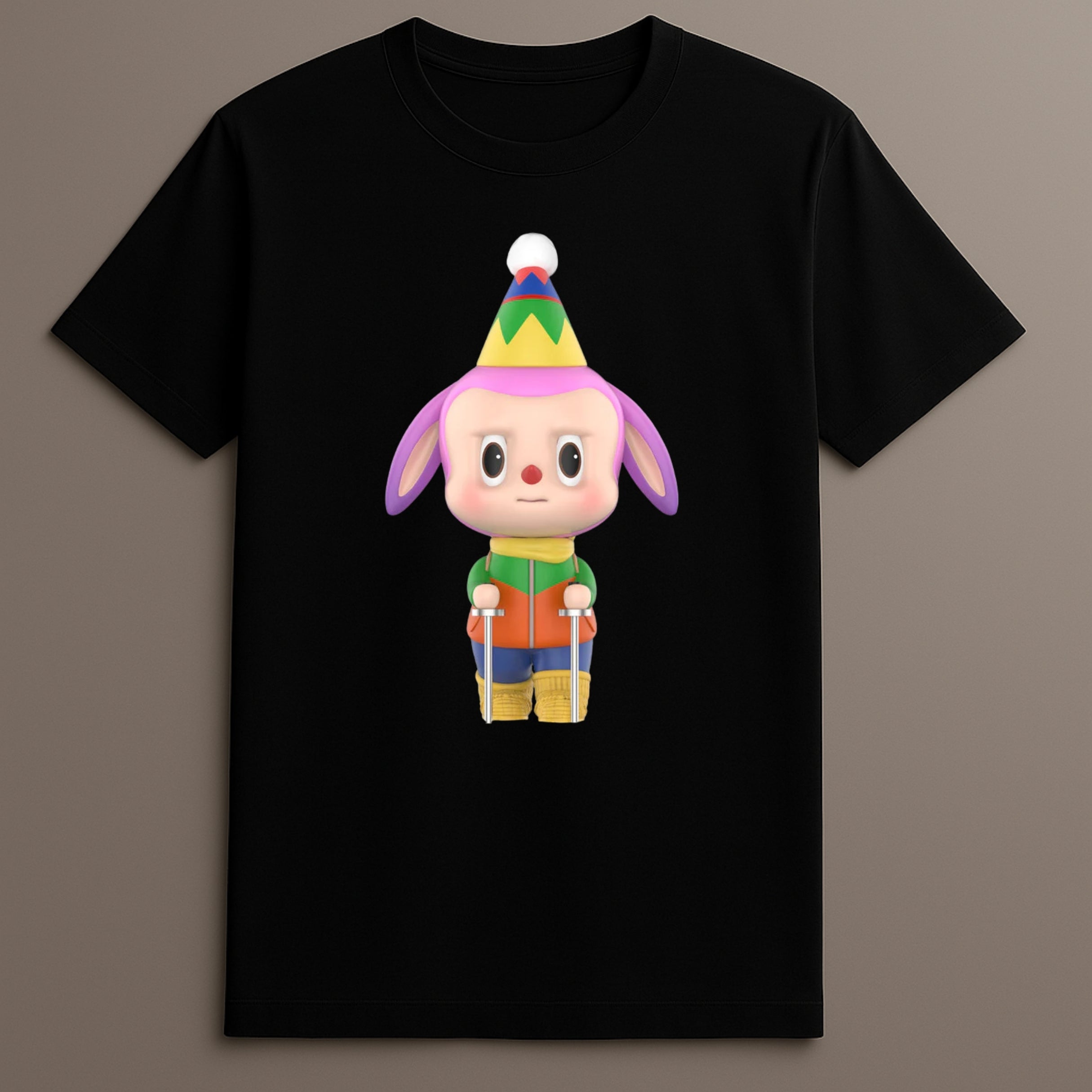 Labubu woodland creature camping tee

