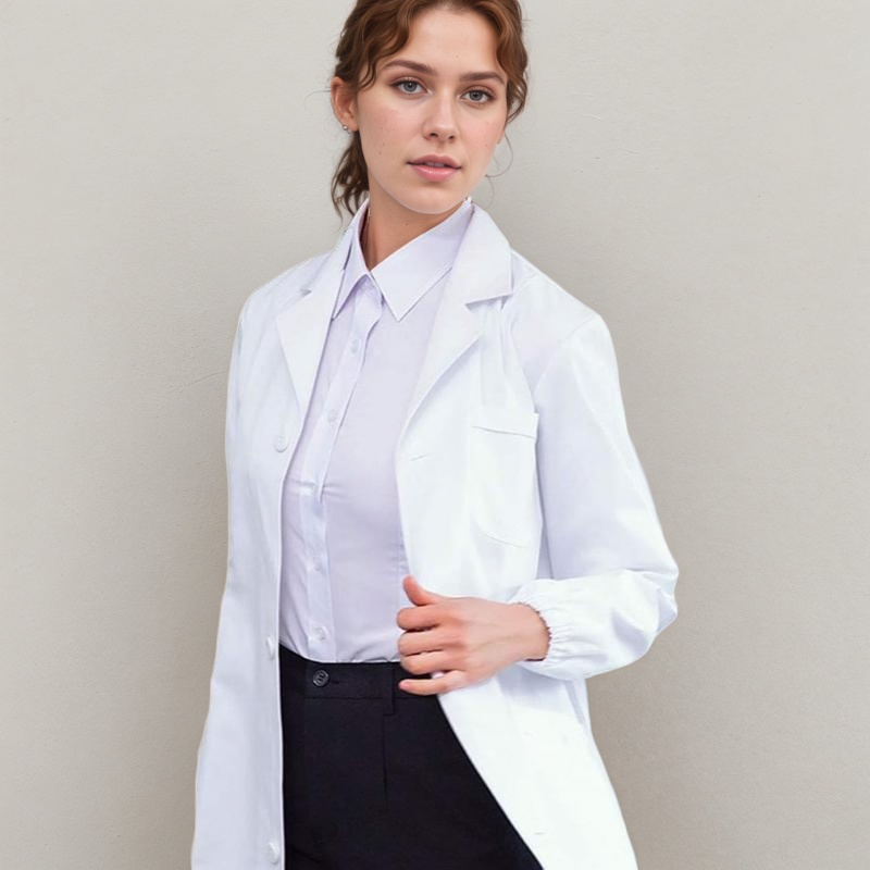 Long Sleeve Classic Fit Scientist Costume Coat