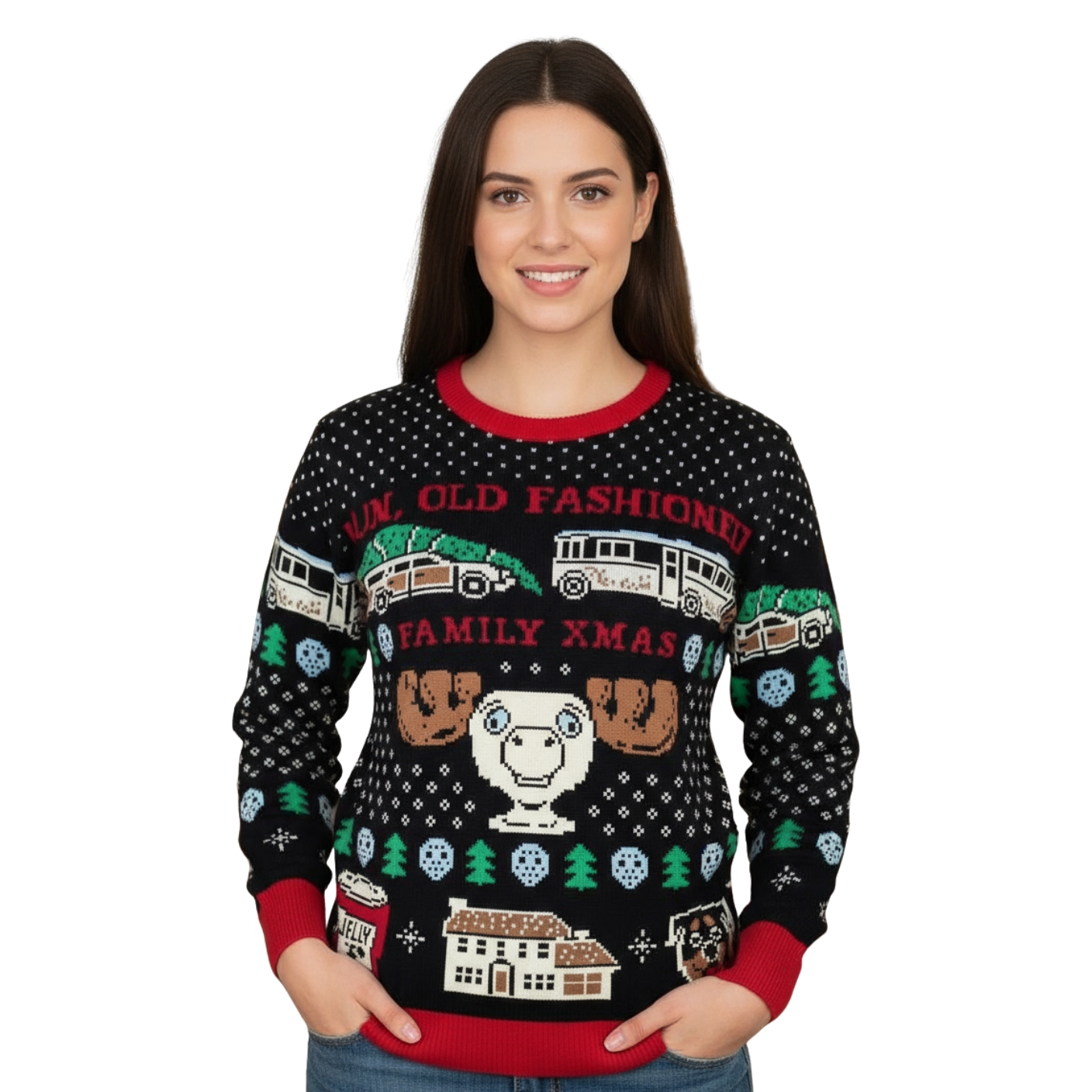 National Lampoon Family Xmas Knitted Ugly Sweater