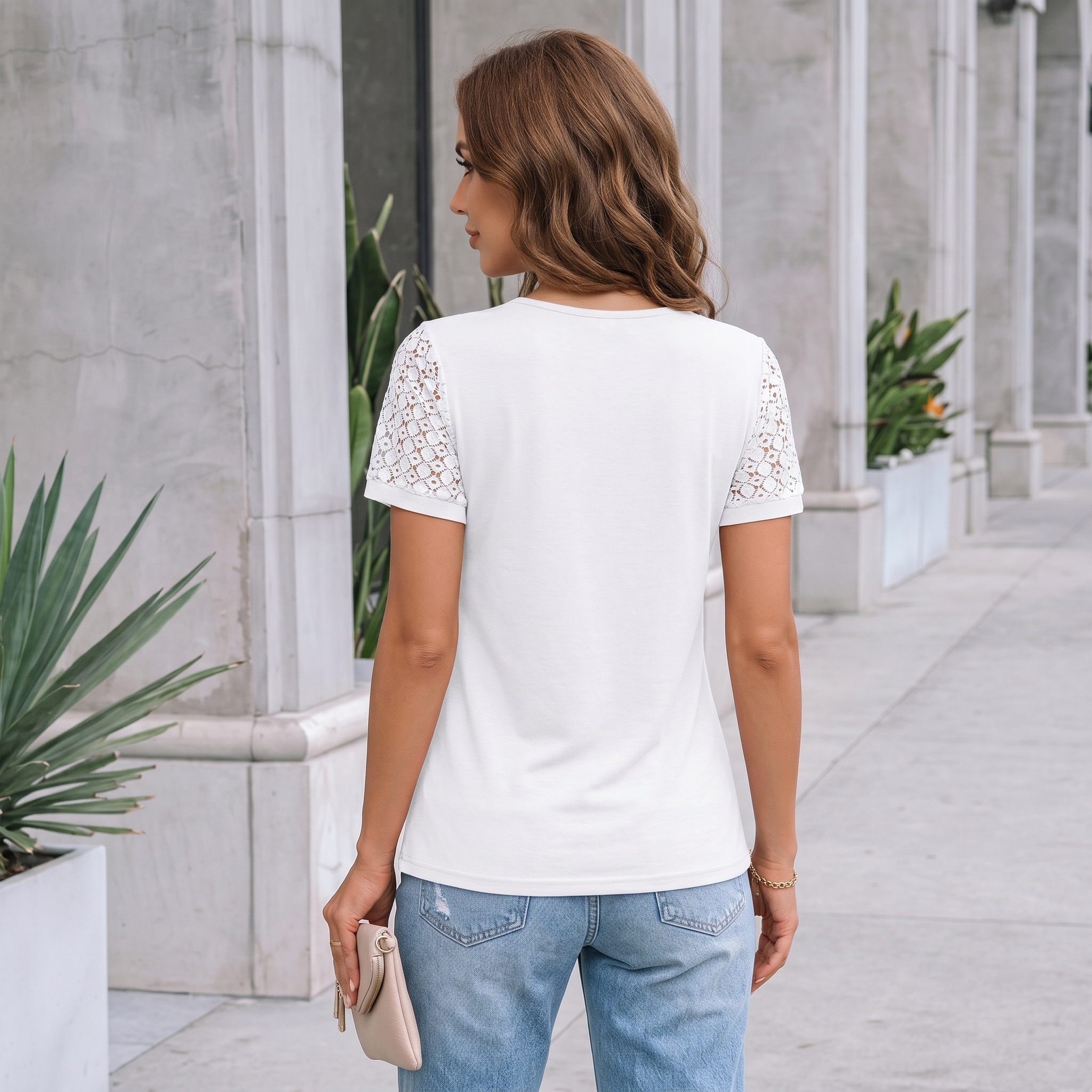 Shirts Dressy Lace Summer Tops For Women