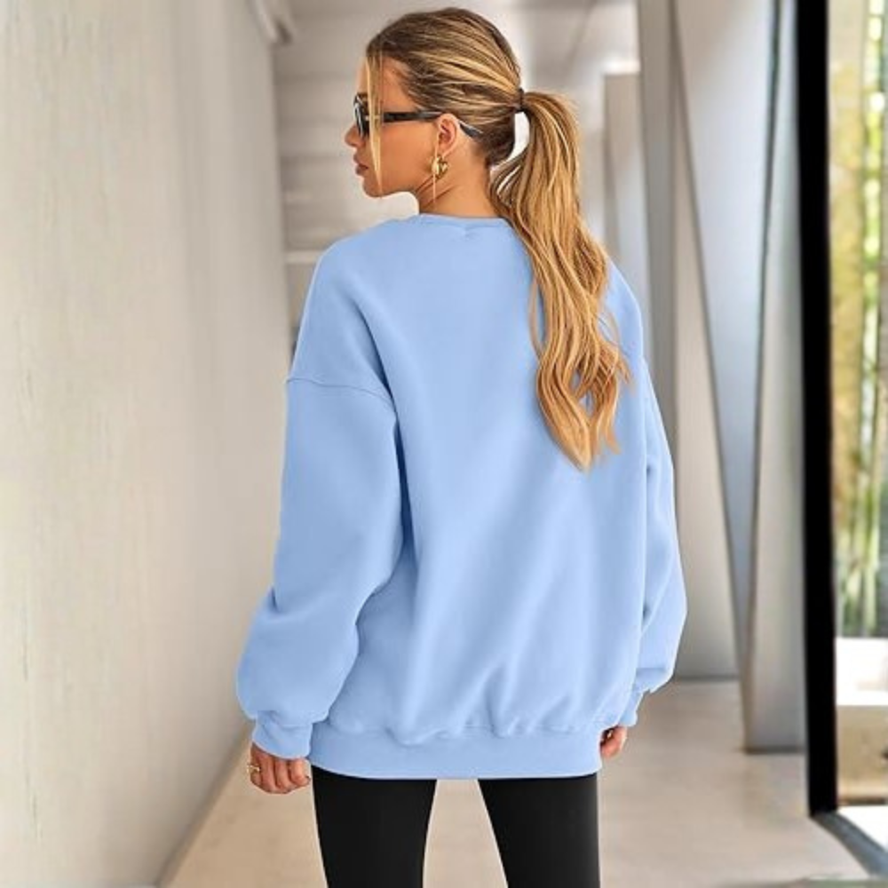 Oversized Sweatshirt Hoodies With Fleece For Women