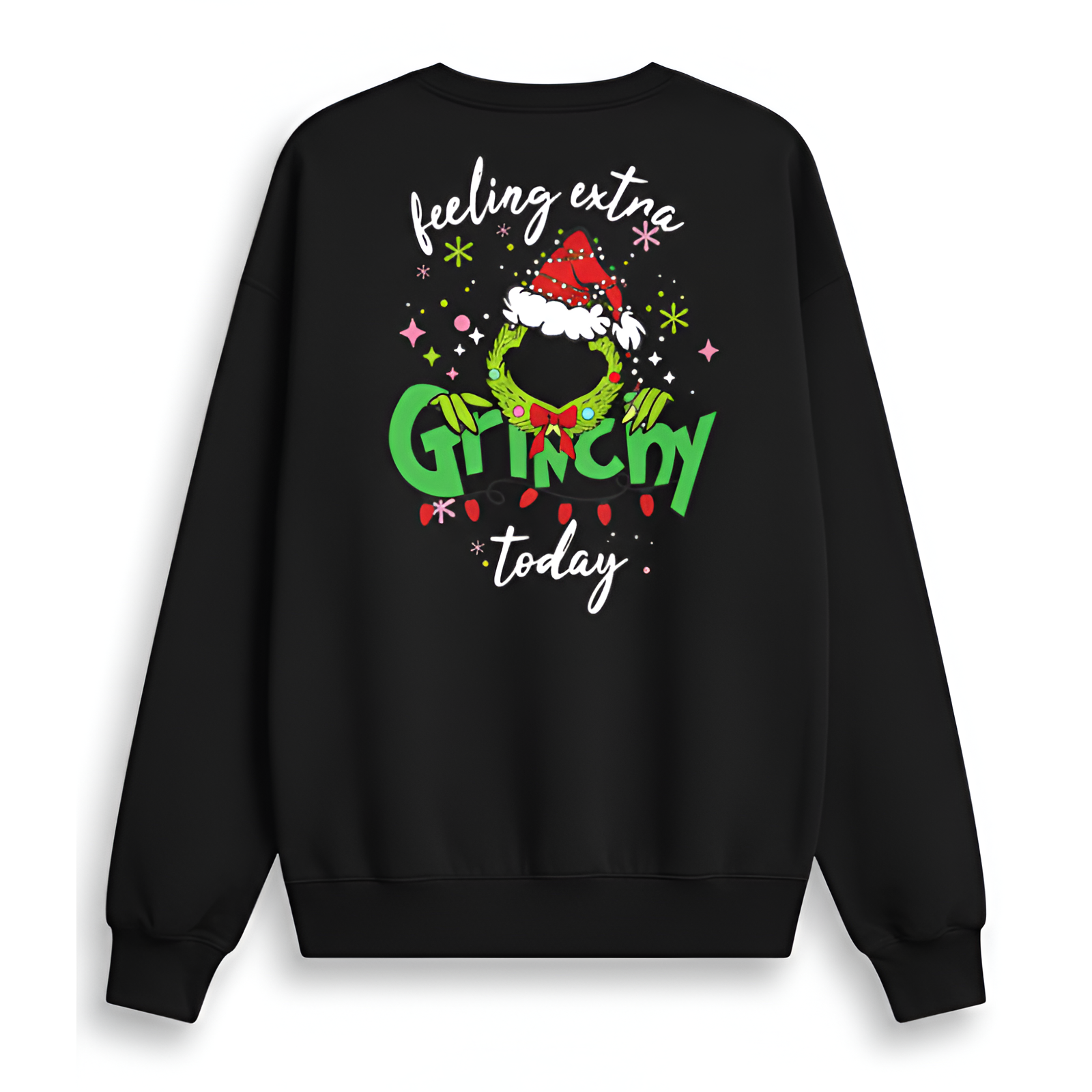 Long Sleeve Graphic Ugly Christmas Sweater For Women