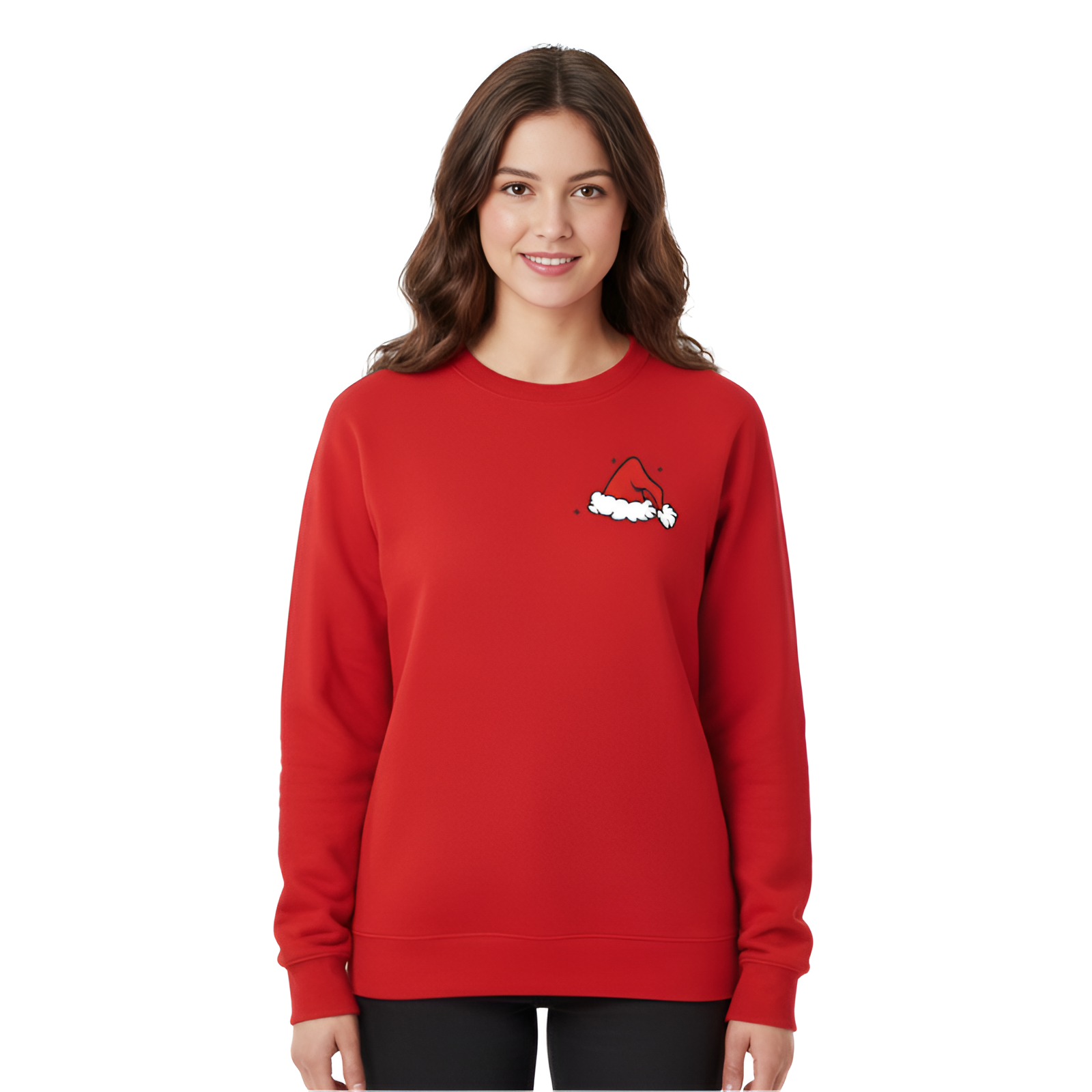 Long Sleeve Graphic Ugly Christmas Sweater For Women