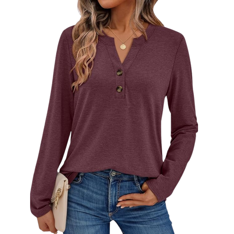 Womens Long Sleeve Shirts Fall Fashion Dressy Casual Tops 