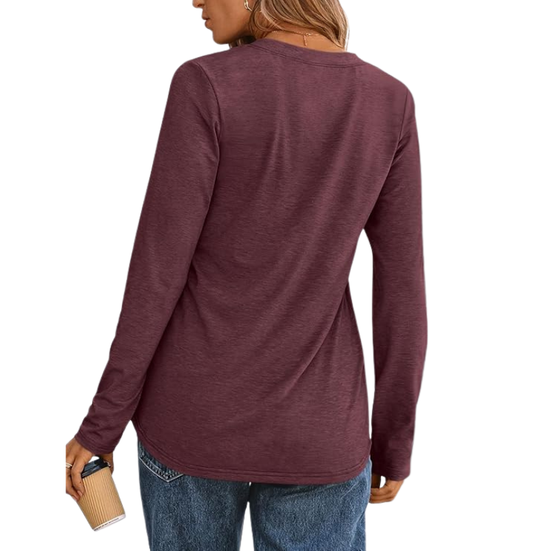 Womens Long Sleeve Shirts Fall Fashion Dressy Casual Tops 