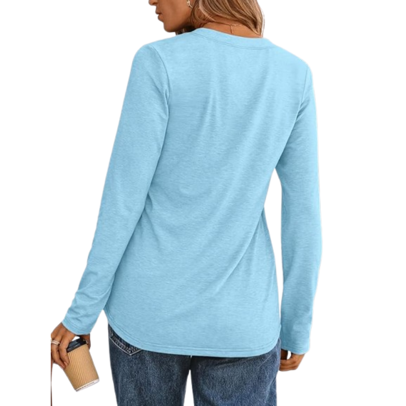 Womens Long Sleeve Shirts Fall Fashion Dressy Casual Tops 