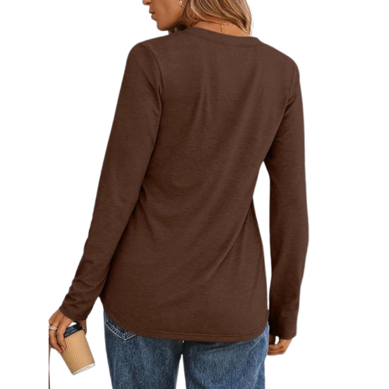 Womens Long Sleeve Shirts Fall Fashion Dressy Casual Tops 