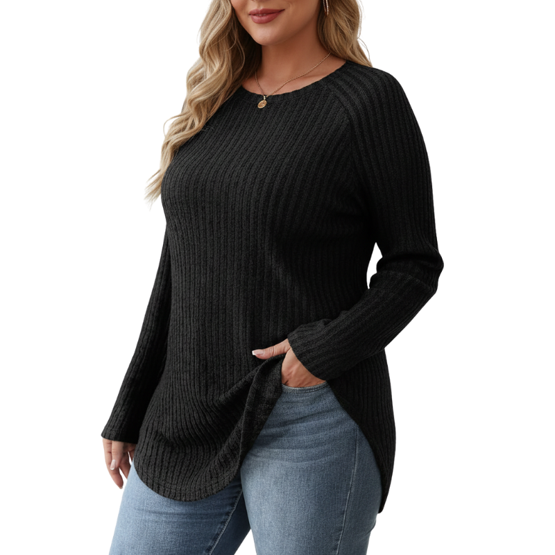 Long Sleeve Shirts For Women Fall Clothes Tunic Tops Loose Fit