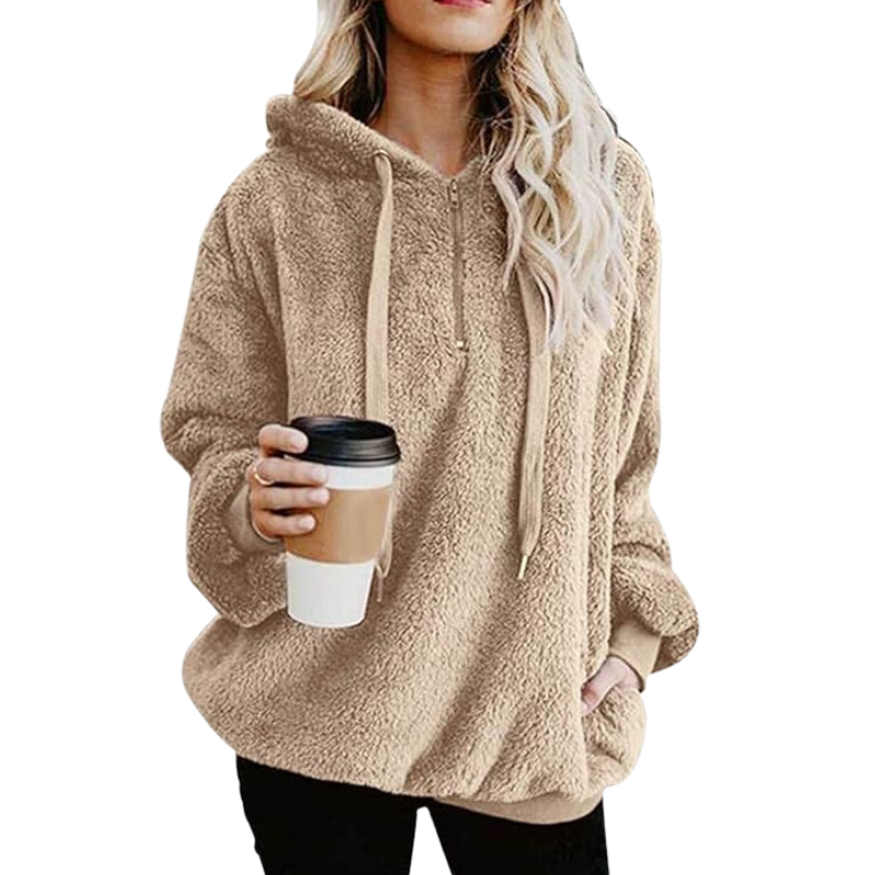 Century Star Womens Fuzzy Hoodies Pullover Sport Hoodie 