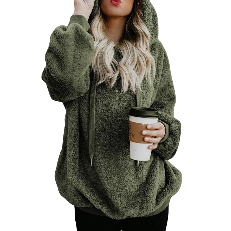 Century Star Womens Fuzzy Hoodies Pullover Sport Hoodie 