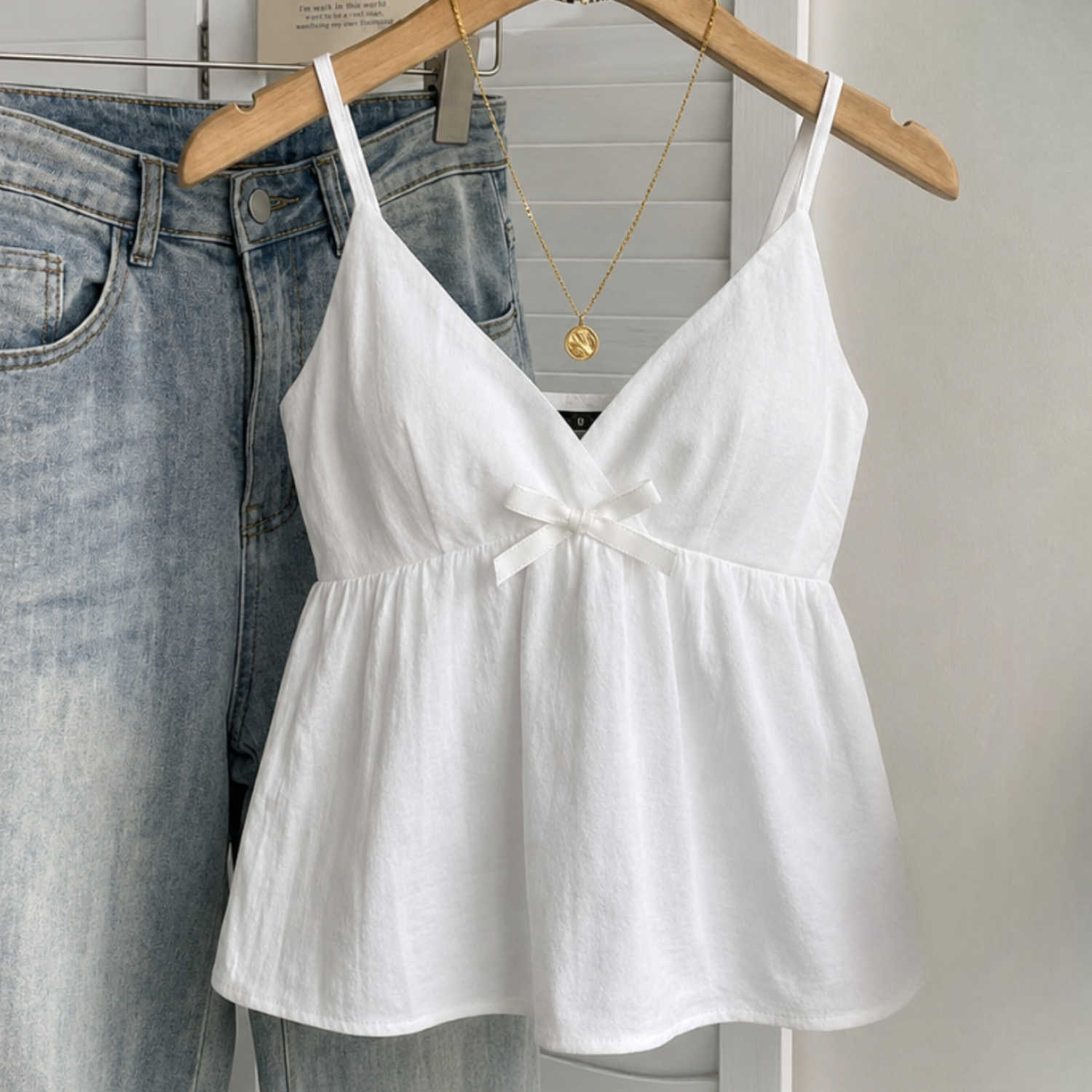 Casual Vintage Style Cami Tank Top For Women
