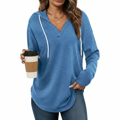 Casual Hoodie Sweatshirt For Women With Long Sleeves