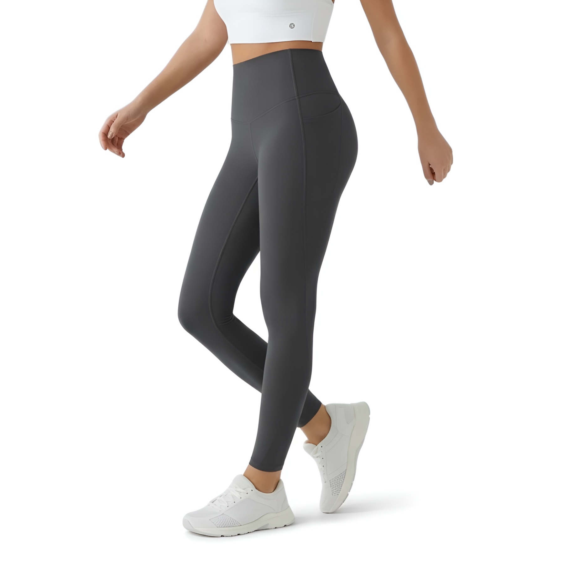 Compression Leggings For Women With Pockets And High Rise Fit