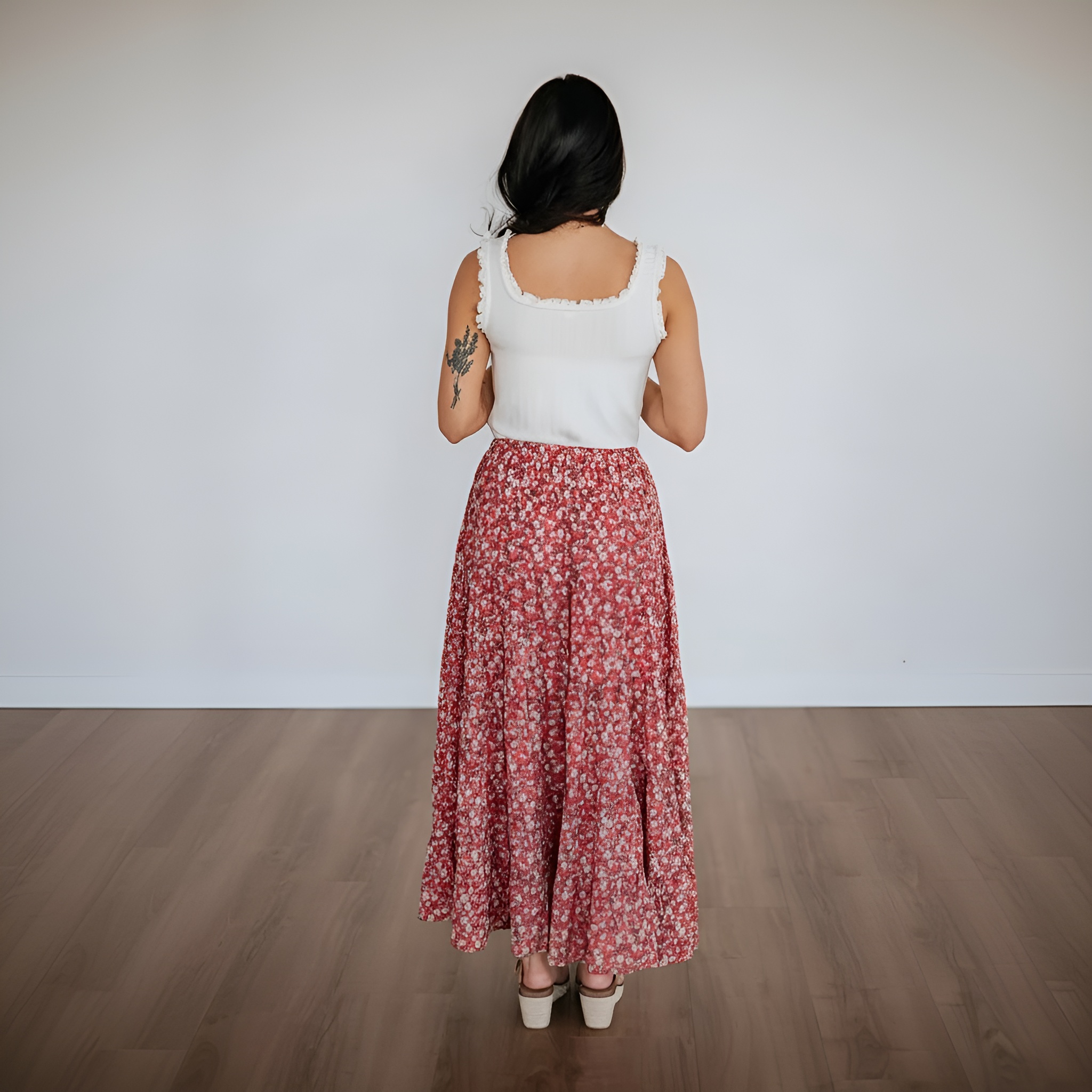 Floral Skirt for Women