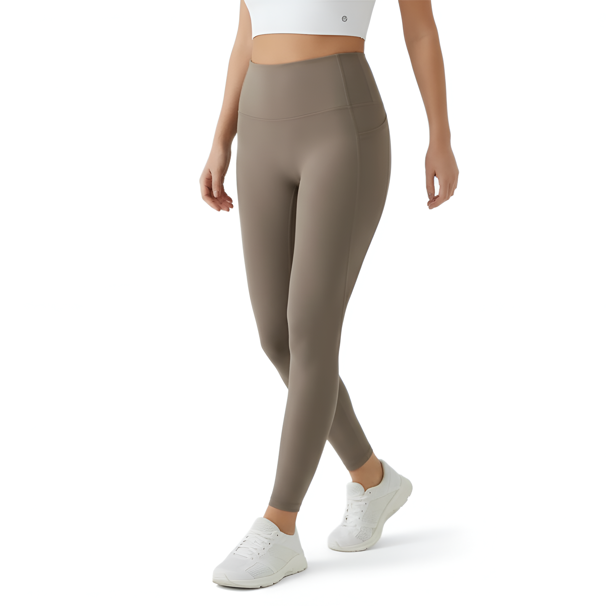 Compression Leggings For Women With Pockets And High Rise Fit