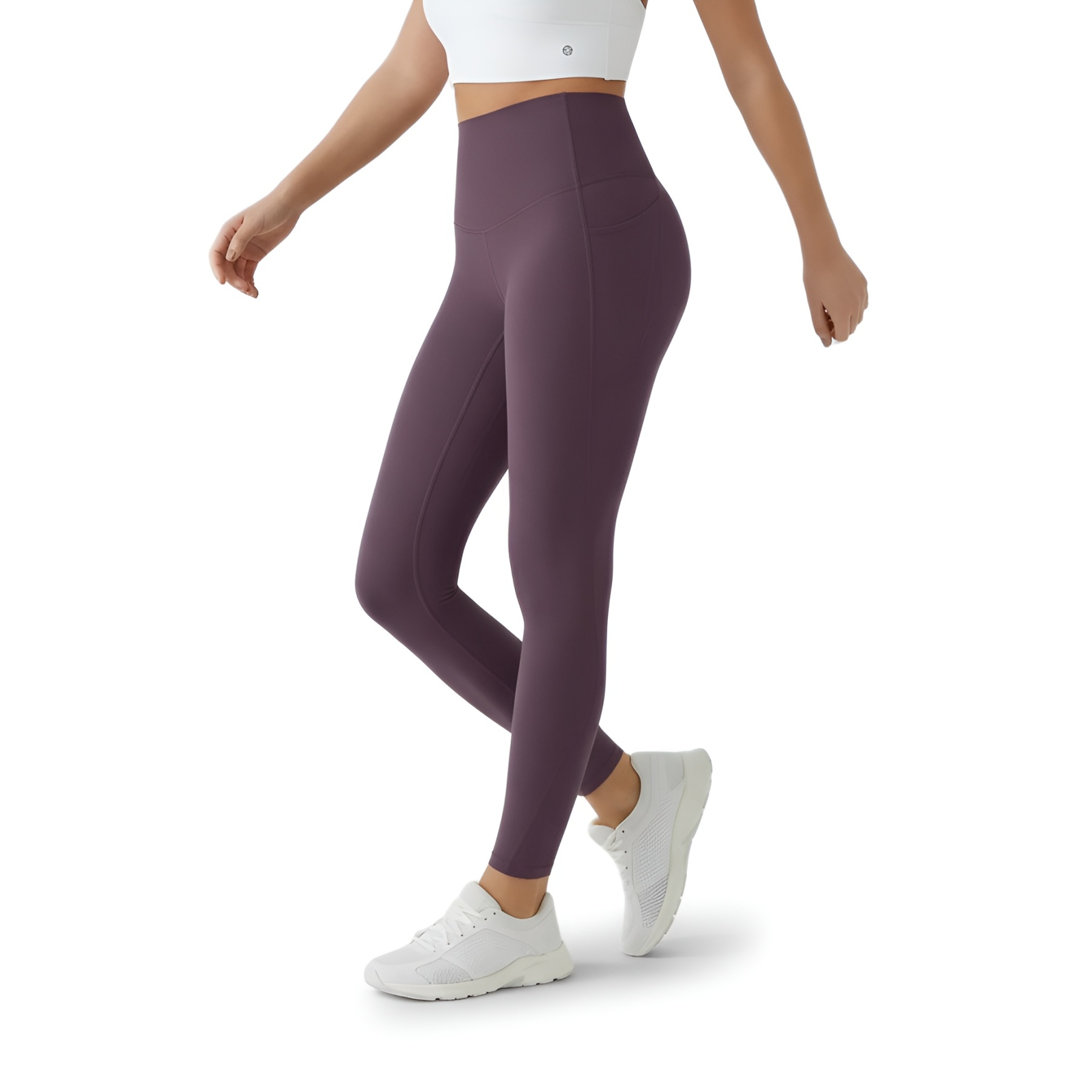 Compression Leggings For Women With Pockets And High Rise Fit