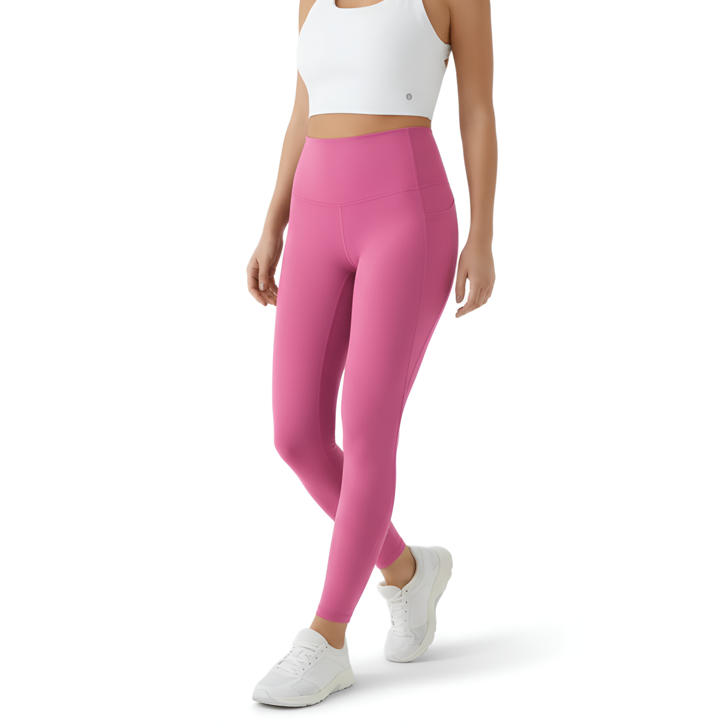 Compression Leggings For Women With Pockets And High Rise Fit
