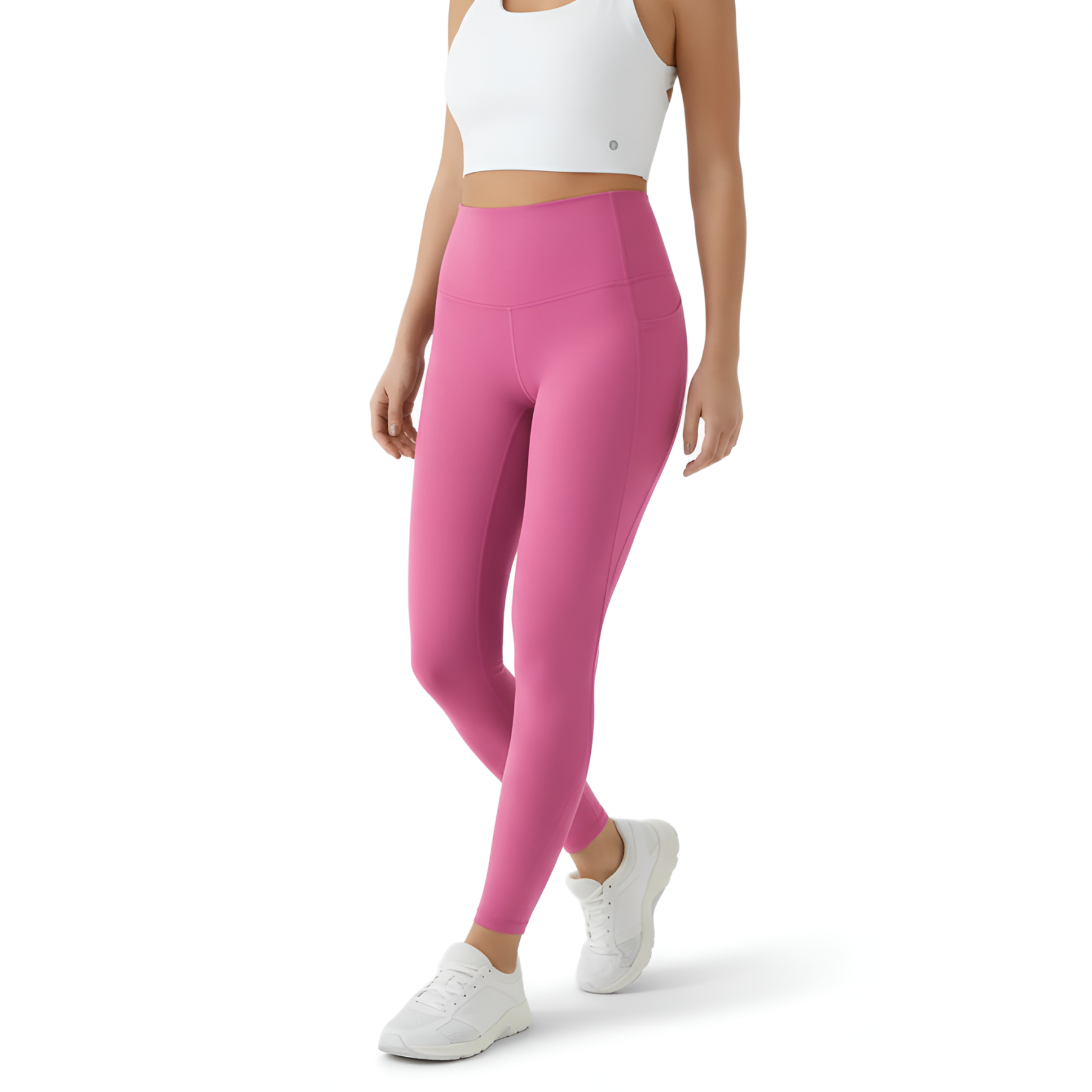 Compression Leggings For Women With Pockets And High Rise Fit