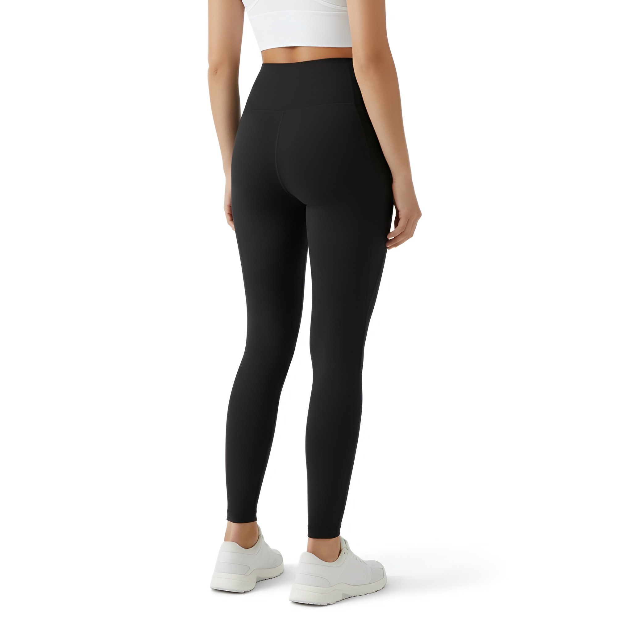 Compression Leggings For Women With Pockets And High Rise Fit