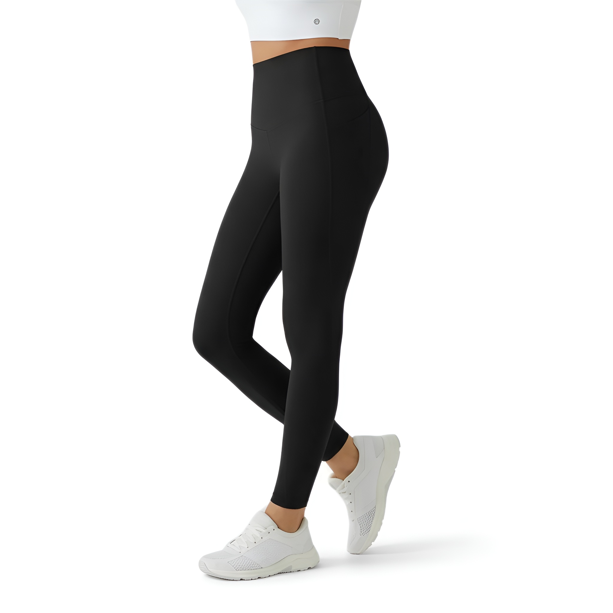 Compression Leggings For Women With Pockets And High Rise Fit