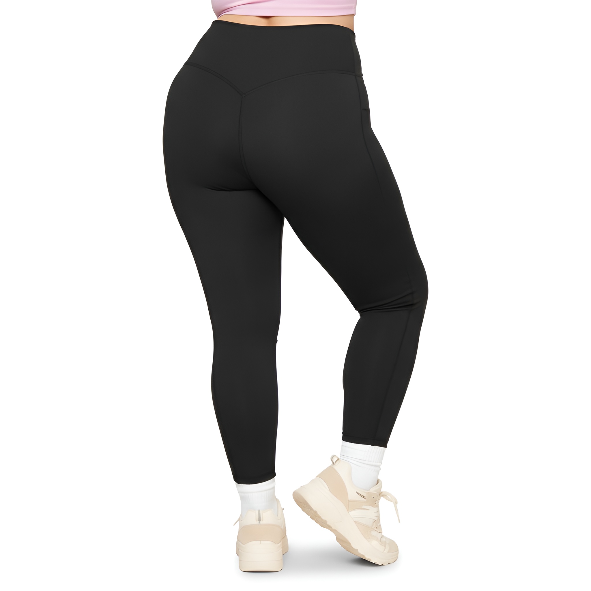 Cargo Legging with Pockets - Black