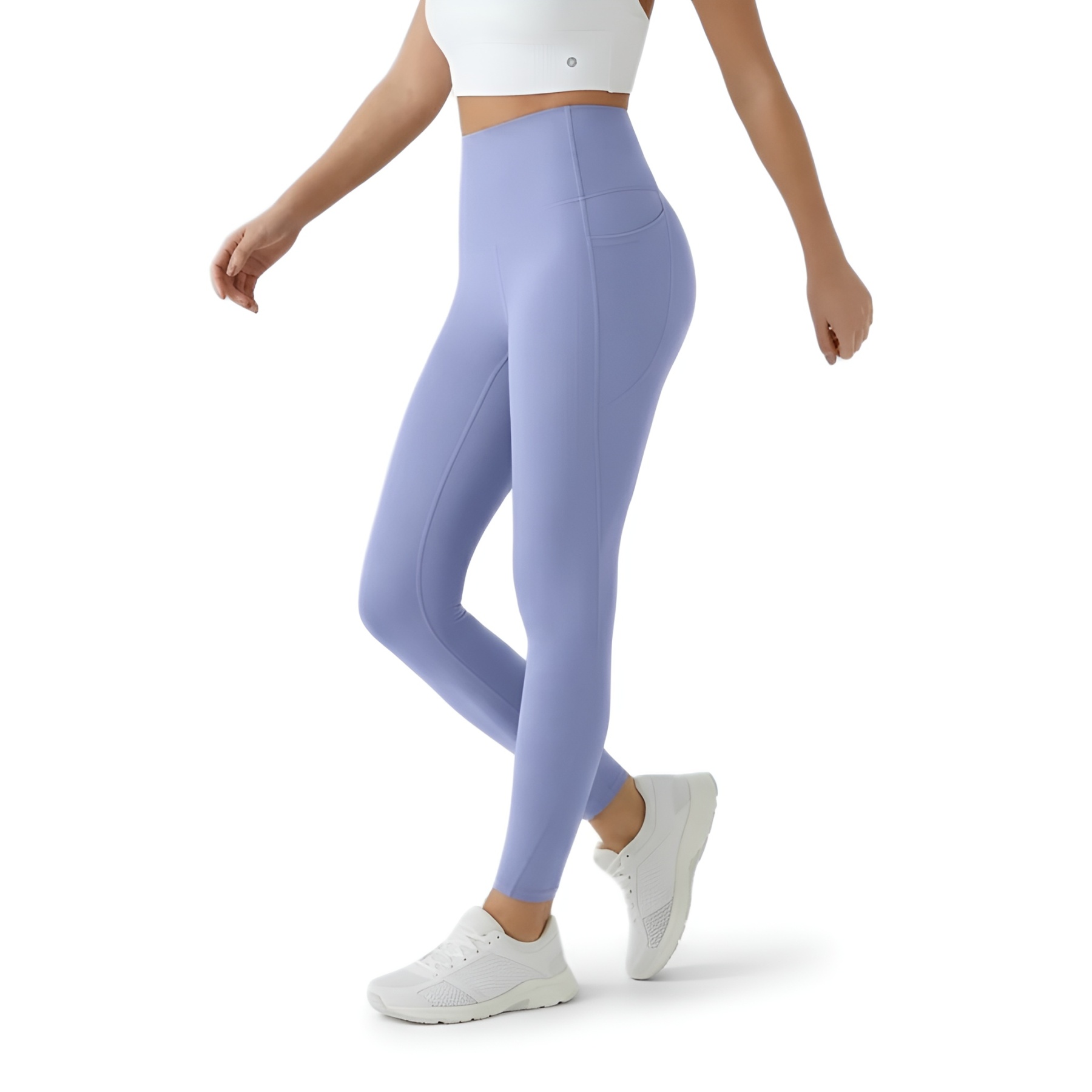 Compression Leggings For Women With Pockets And High Rise Fit