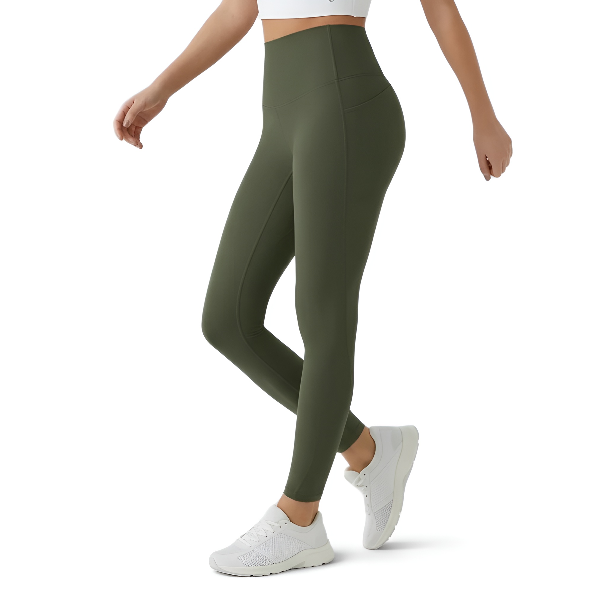 Compression Leggings For Women With Pockets And High Rise Fit