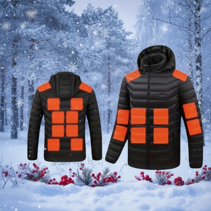 Winter Electric Heating Jacket With Adjustable Thermal Levels