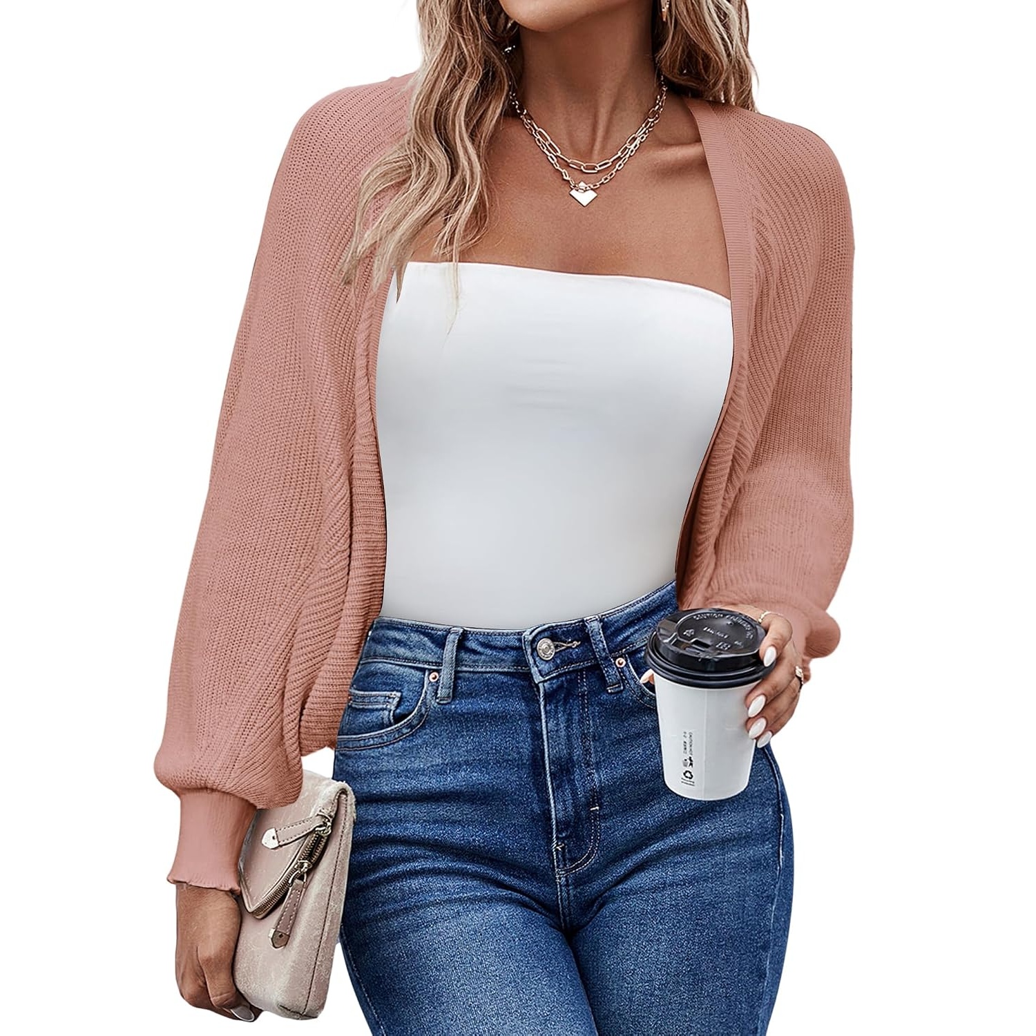 Casual Lightweight Bolero Long Sleeve Cardigan For Women
