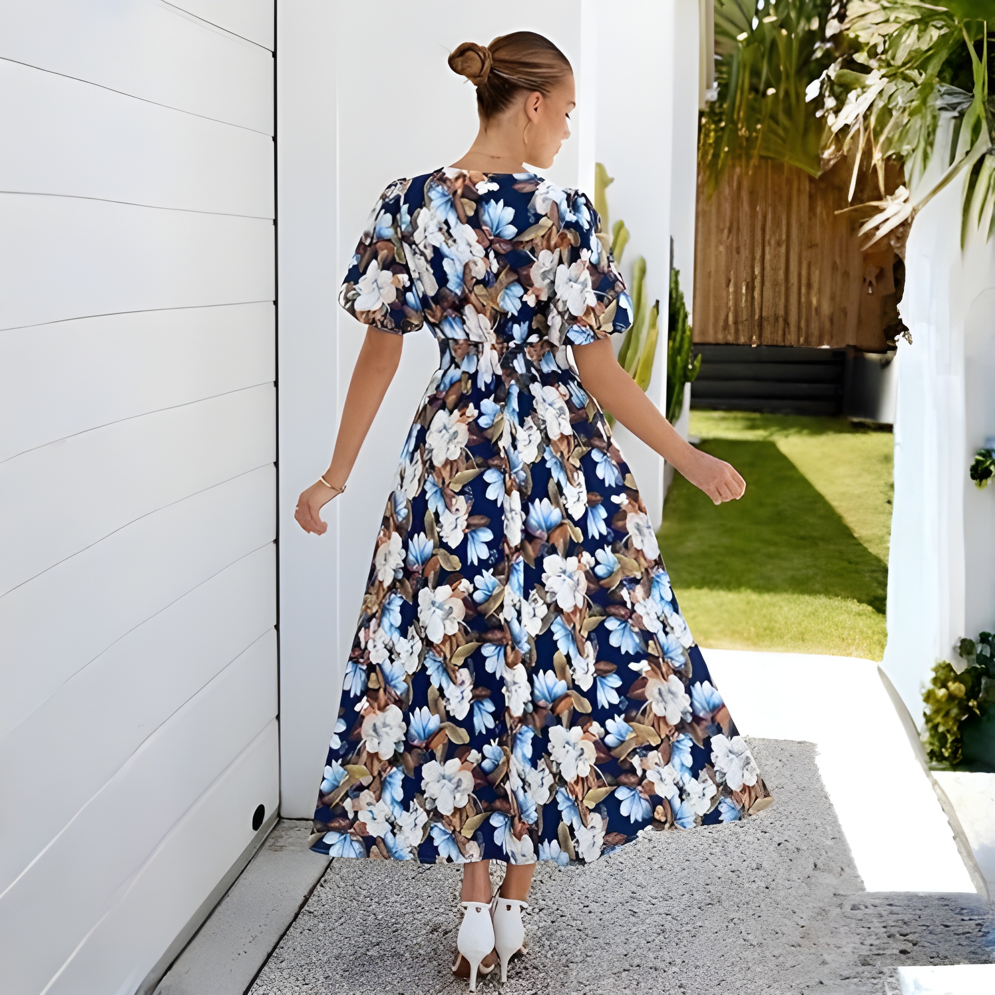 Summer And Spring Floral Maxi Dress 2026 For Women