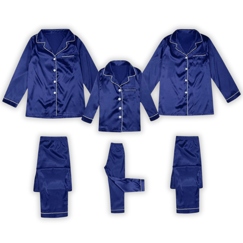 Soft Loose Matching Family Pajama Set