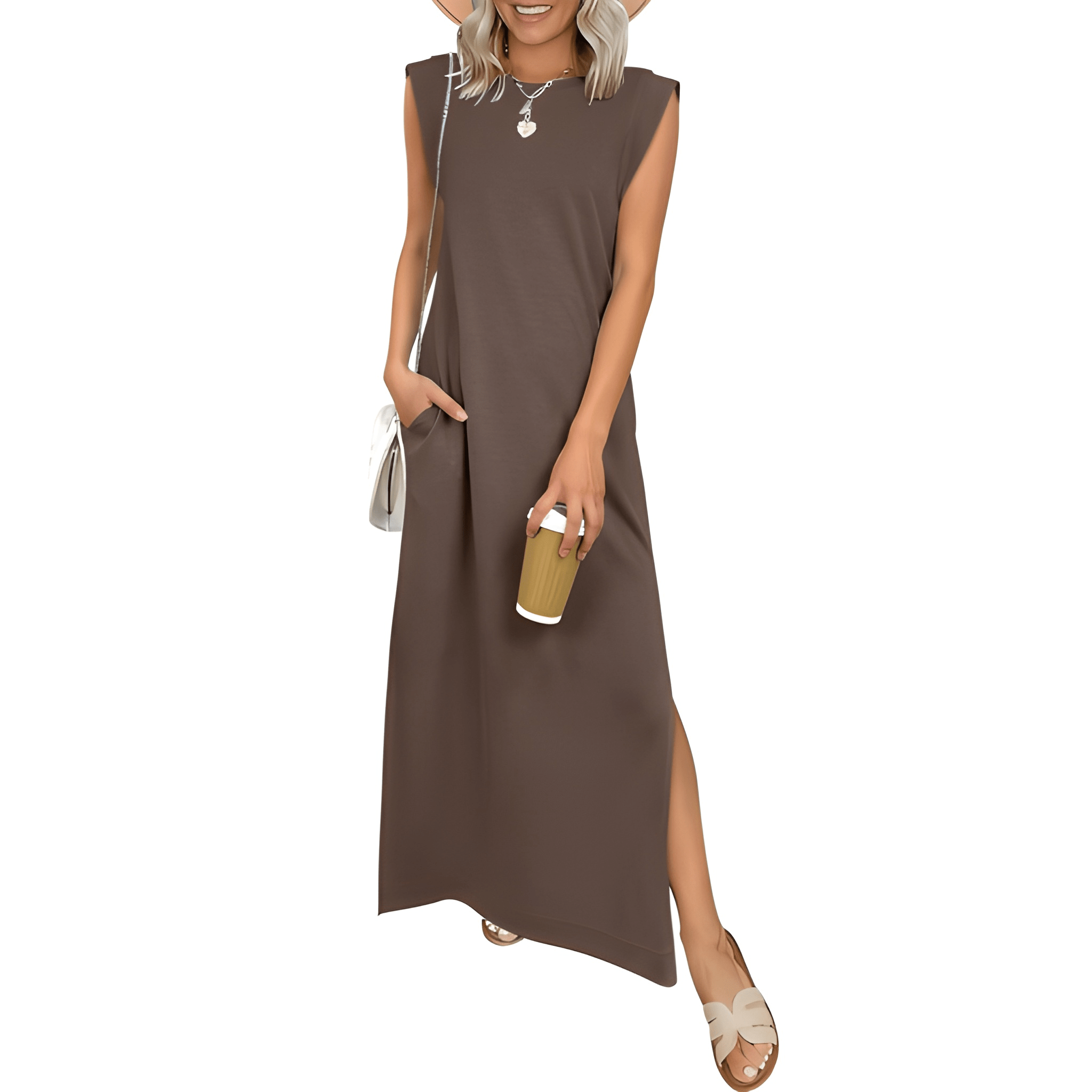 Summer Casual Sleeveless Maxi Dress For Women