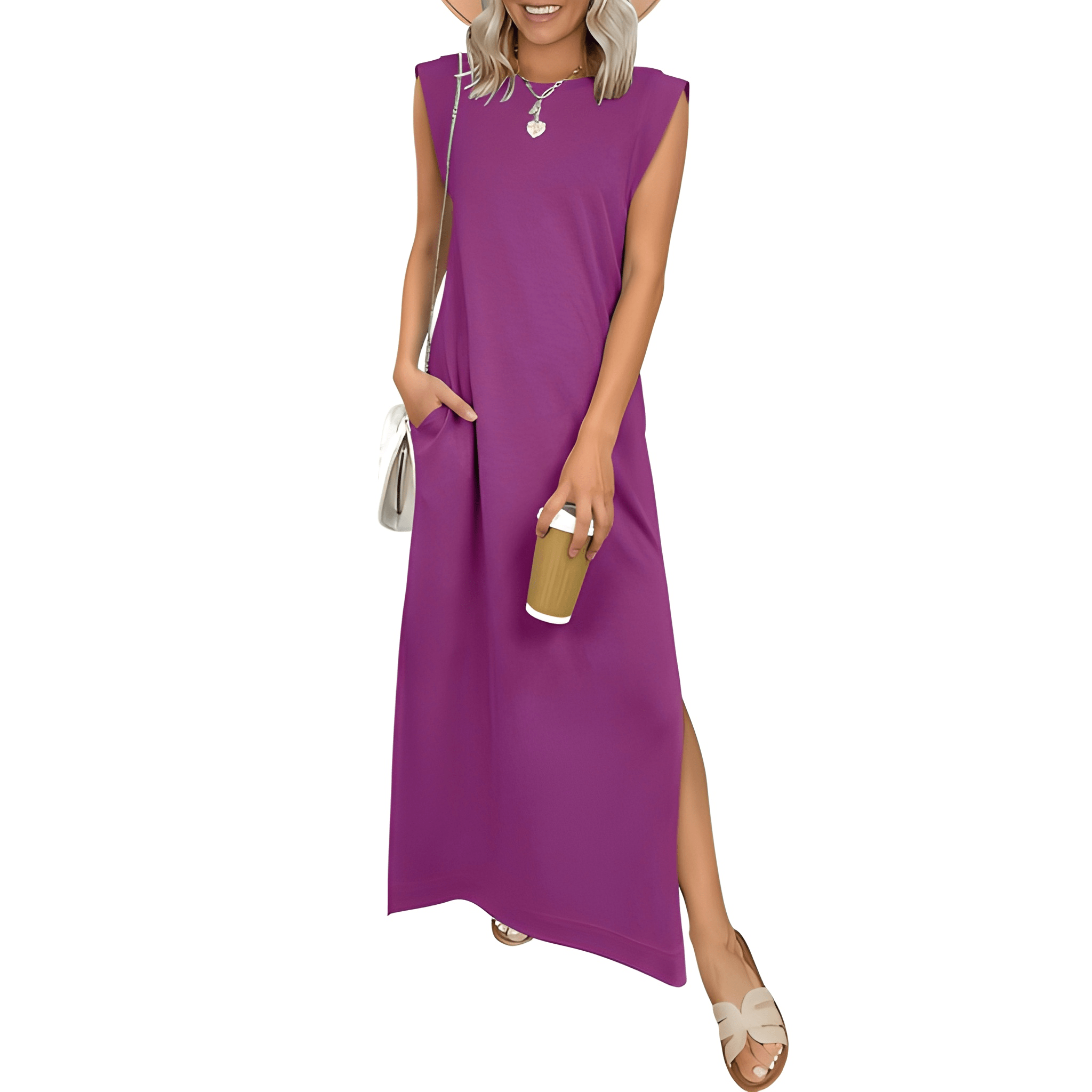 Summer Casual Sleeveless Maxi Dress For Women