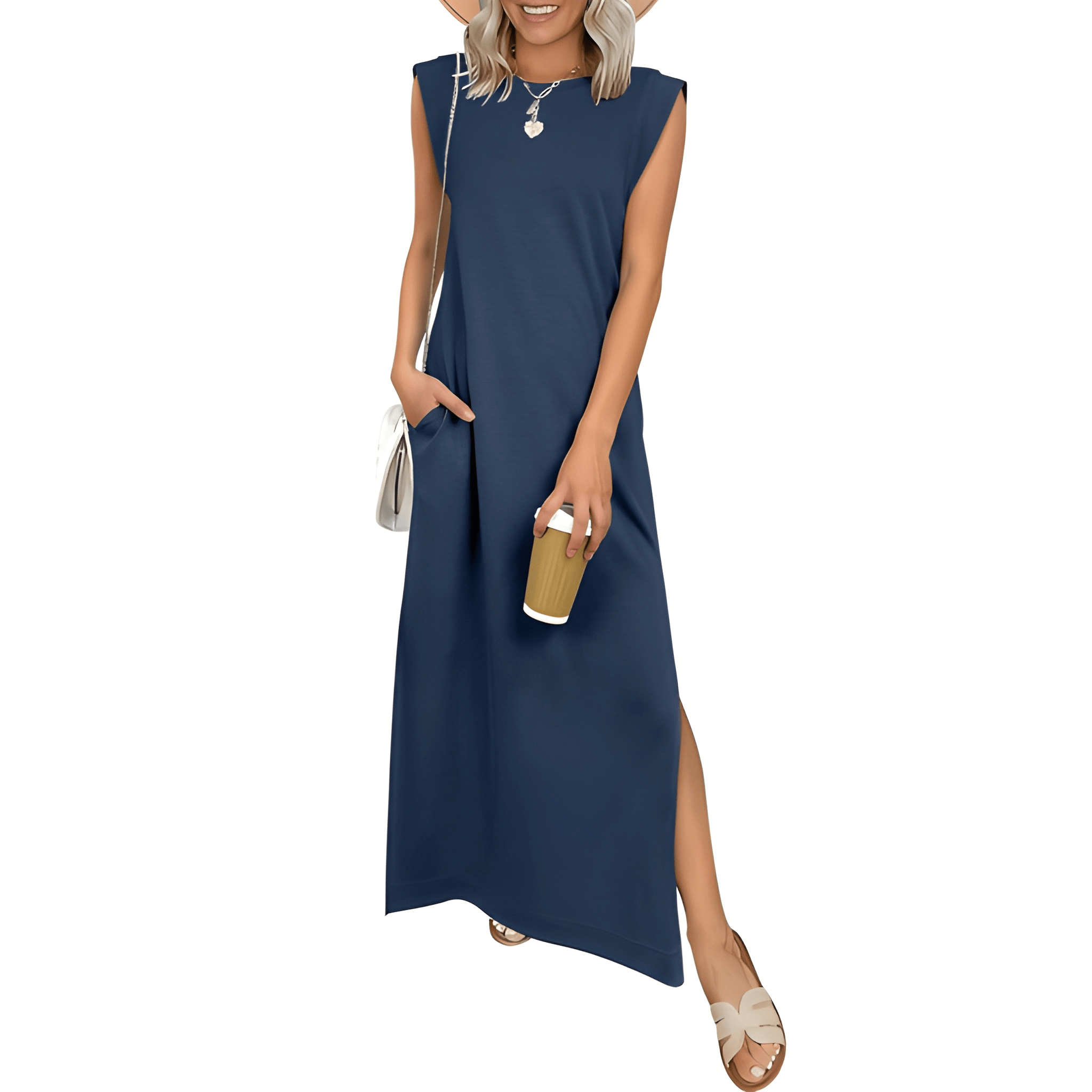 Summer Casual Sleeveless Maxi Dress For Women