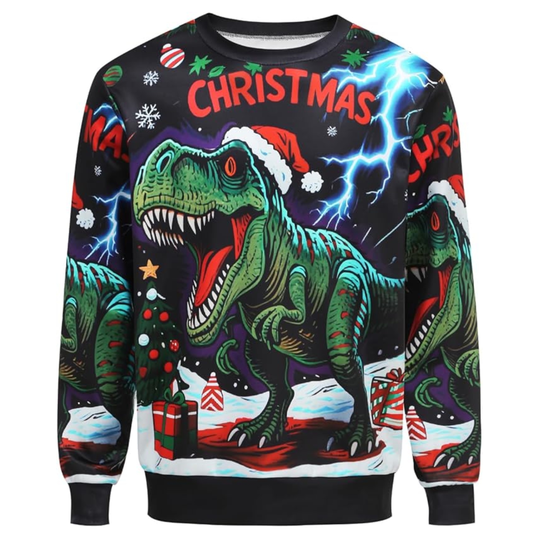 Funny 3D Print Christmas Ugly Sweater For Men And Women