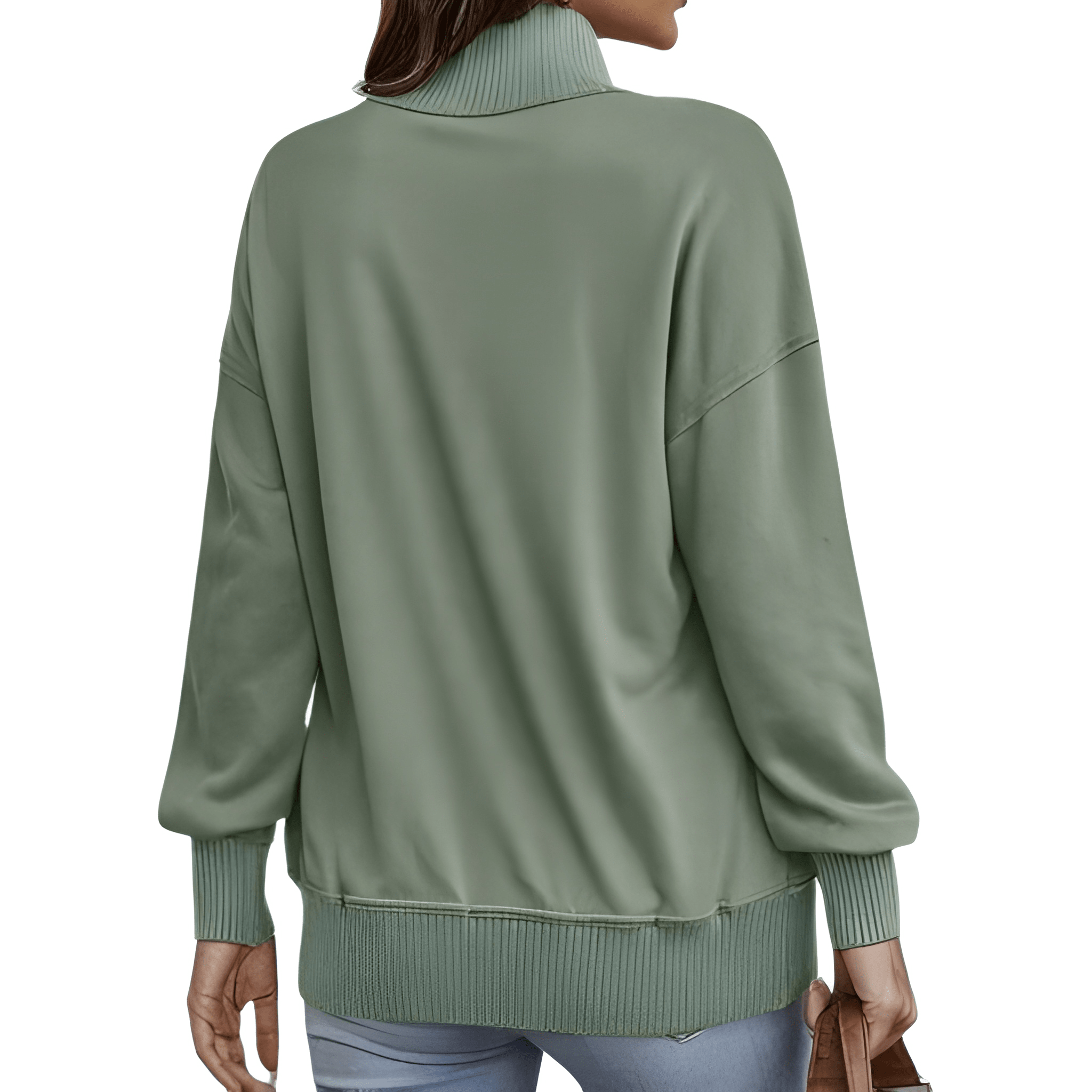 Lightweight Buttoned Drawstring Pullover Top For Women