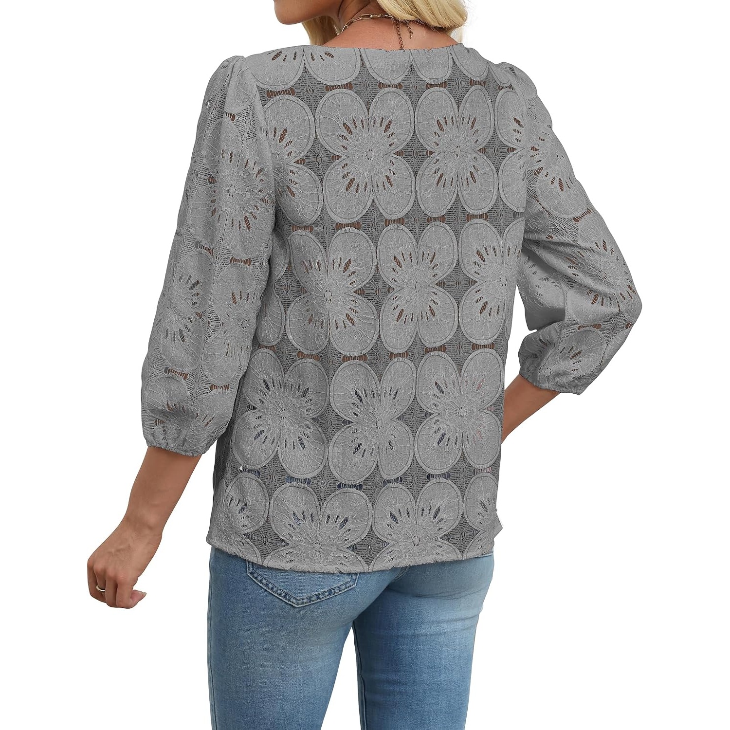 Spring Summer Lace Shirts For Women