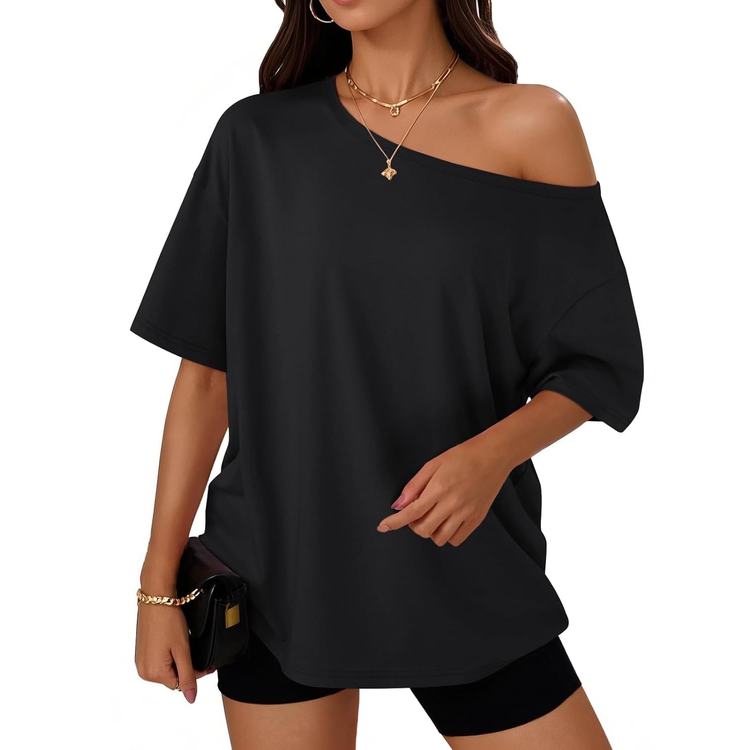 Oversized Loose Fit Summer T Shirts For Women